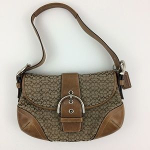 Coach Handbag Purse Leather Strap Carry D04M-6818